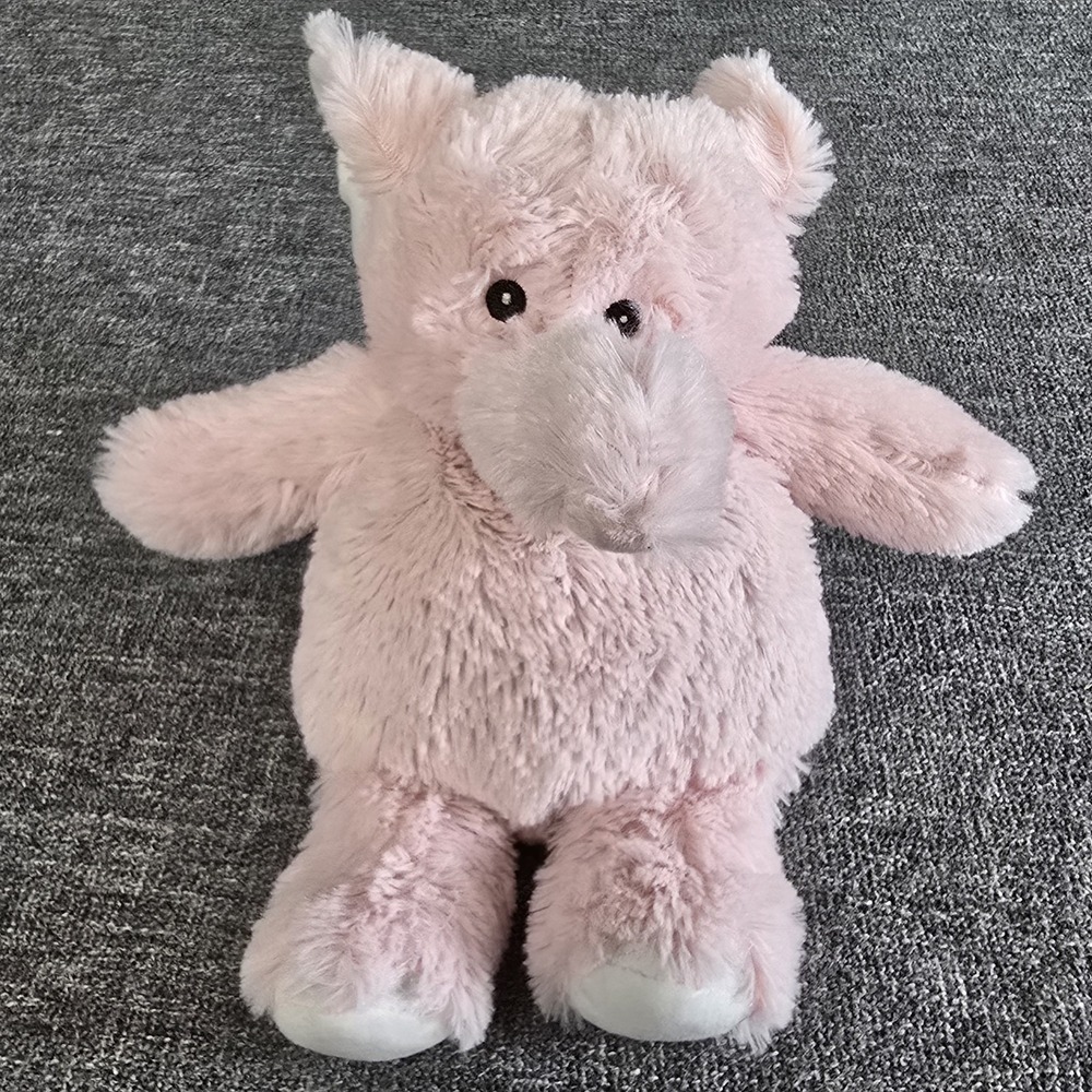 WARMIES Baby Pink ELEPHANT 13" Cozy Plush Microwavable Get Well Stuffed Animal